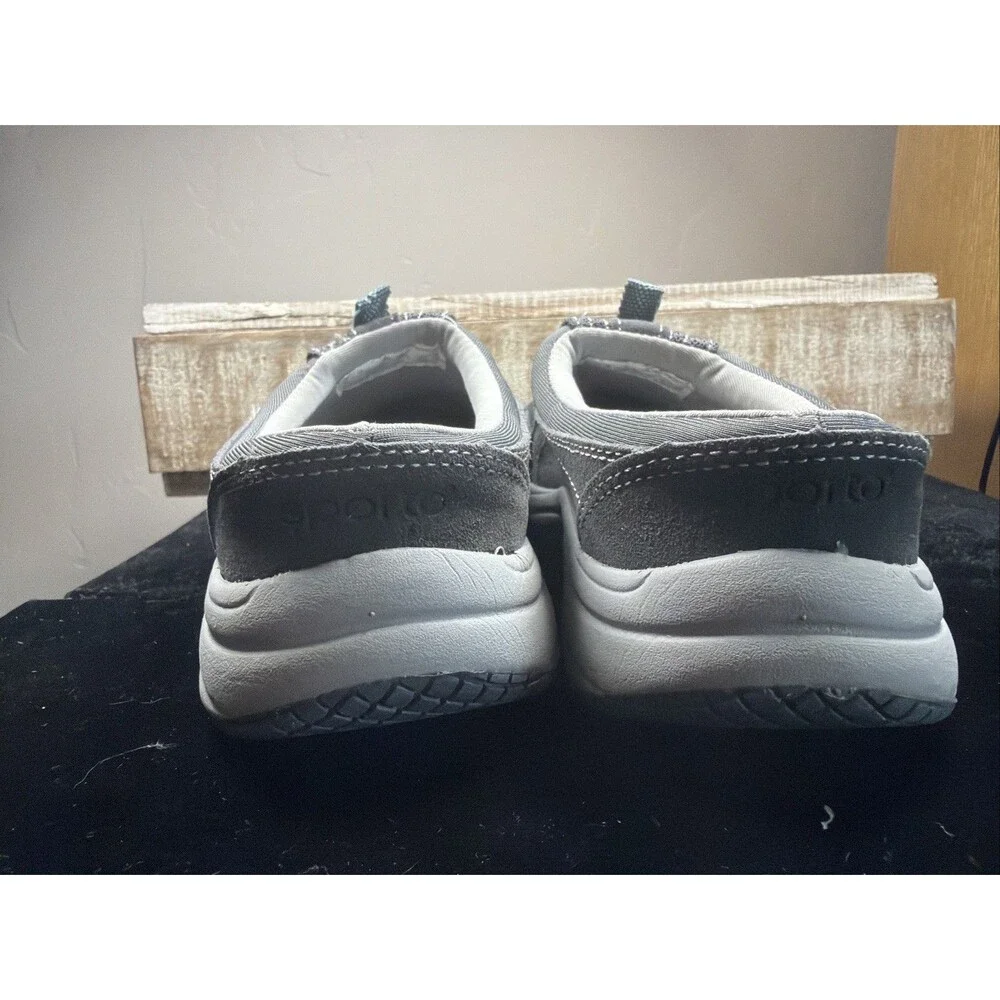 Sporto Jessica Women's Size 7.5 Athletic Mules Gray Slip On Shoes NWOB